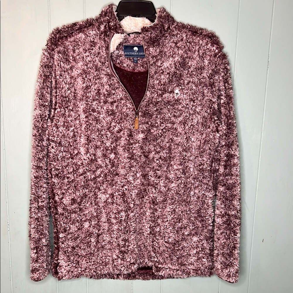 Pink Long Sleeve Mandarin Collar Hoodie